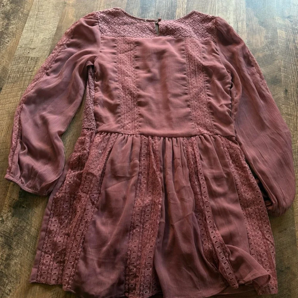 Free People mauve midi